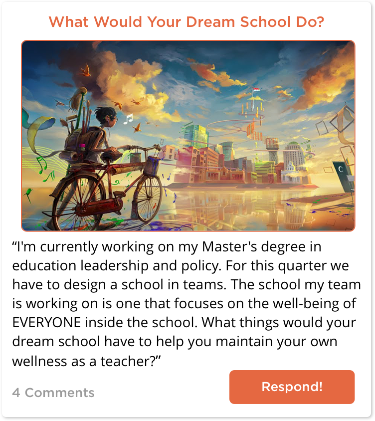 TeachersConnect post about school policies