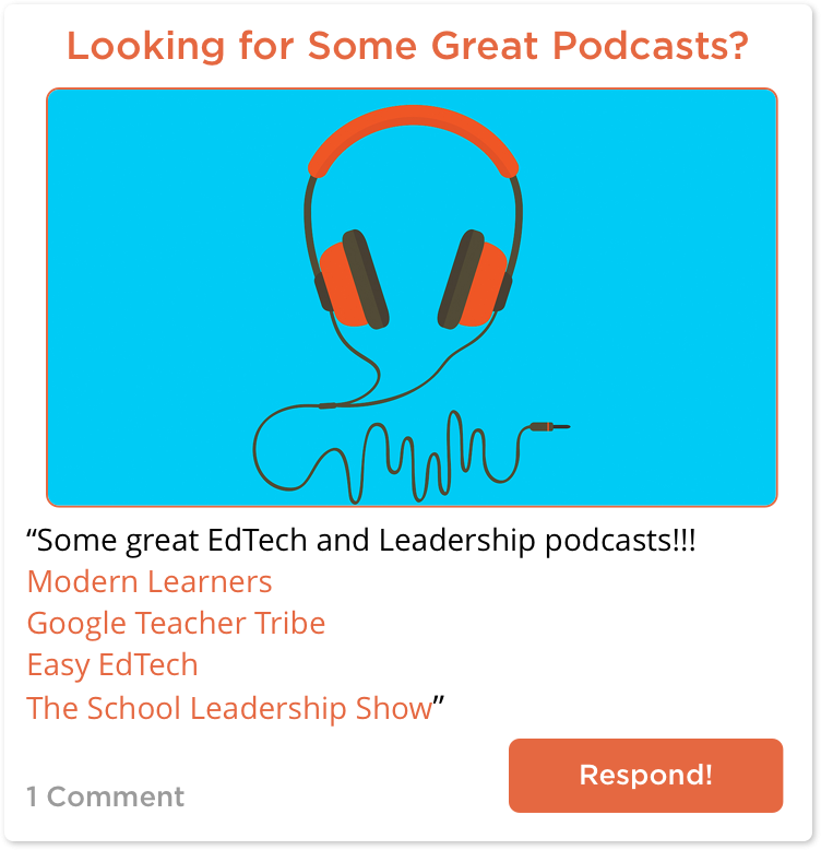 TeachersConnect post with some great education podcasts